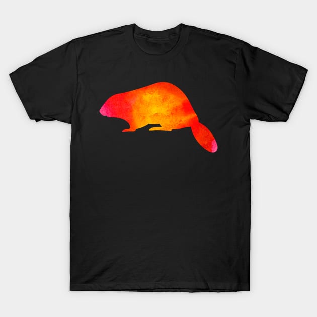 Beaver Critter T-Shirt by Wright Art